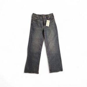 Relaxed Wide Leg Dark Wash Jeans - Blue Size 8 Gloria Vanderbilt NWT